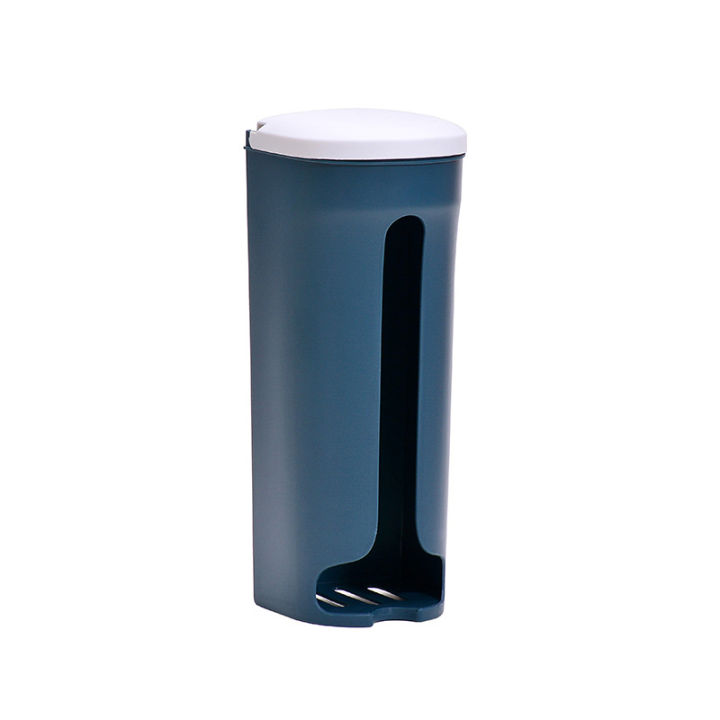 1Pc%20Garbage%20Bag%20Storage%20Box%20Home%20Kitchen%20Bathroom%20Wall%20Hanging%20Plastic%20with%20Cover%20Holeless%20Wall%20Mounted%20Garbage%20Bag%20Storage%20Rack%20-%20Image%207