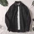 Spring and Summer Long Sleeves Striped Shirt Korean Style Loose Men's Shirt Trendy Teenagers Thin Student Couple Coat12. 