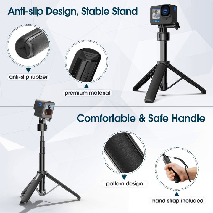 Water%20Action%20Camera%20Tripod%20For%20Gopro%20DJI%20OSMO%20ACTION%20Insta%20360%20Magnetic%20Quick%20Release%20Stand%20Outdoor%20Travel%20Vlog%20Sellfie%20Stick%20-%20Image%205