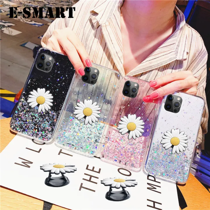 Phone%20Case%20iphone%2012%20Pro%20Max%20Transparent%20Bling%20Glitter%20Cases%20Soft%20Clear%20Shining%20Sequin%20Back%20Cover%20with%20Daisy%20Flowers%20Folding%20iphone12%20Pro%20Max%20Case%20-%20Image%209