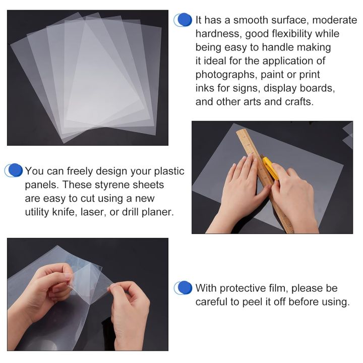 5%20Pcs%20Clear%20PVC%20Sheets%20Protection%20Transparent%20A4%20Plastic%20DIY%20Craft%20-%20Image%203