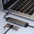 WiWU A521H 5 In 1 USB-C Type C Hub and Extension Cable For MacBook (1.6m). 