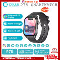 Colmi P78 AMOLED Smart Watch Waterproof Rotating Crown Bluetotoh Calling Smart Watch Long Battery Back Up. 