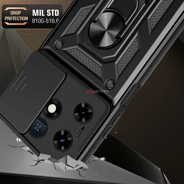 PlusCase%20for%20Tecno%20Spark%20Go%202024%20/%20Spark%2020C%20/%20Spark%2020%20/%20Pop%208%20Phone%20Casing%20Slide%20Lens%20Armor%20Case%20Shockproof%20Stand%20Holder%20Camera%20Protect%20Back%20Cover%20-%20Image%203