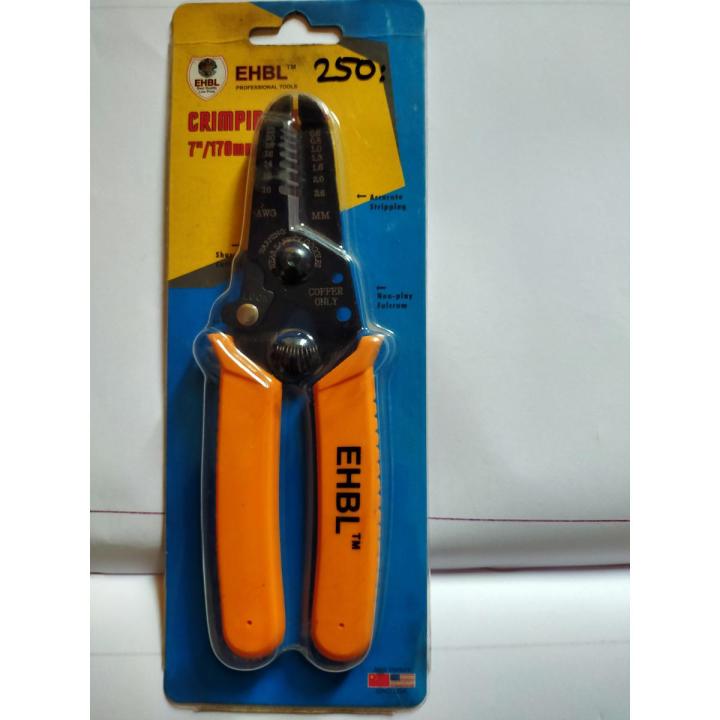Wire Stripper Plier Crimping (EHBL)-7"