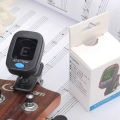 Guitar Tuner Vibration Pickup Battery Powered Tuner Tool For Bass Violin Ukulele Universal Accessories. 