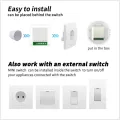 Aubess Tuya ZigBee 3.0 Mini 16A Smart Switch Supports 1/2 Way Control Work With Ewelink SmartThings Hub Voice Control Alexa Google Home. 
