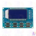 3 Channel PWM Board Module Pulse Frequency Duty Cycle Adjustable Module Signal Generator 1Hz-150Khz with LCD Display. 