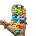6 pcs x Mini Frog Toy Plastic Realistic Frog Prank Funny Simulation Animal Toys. 