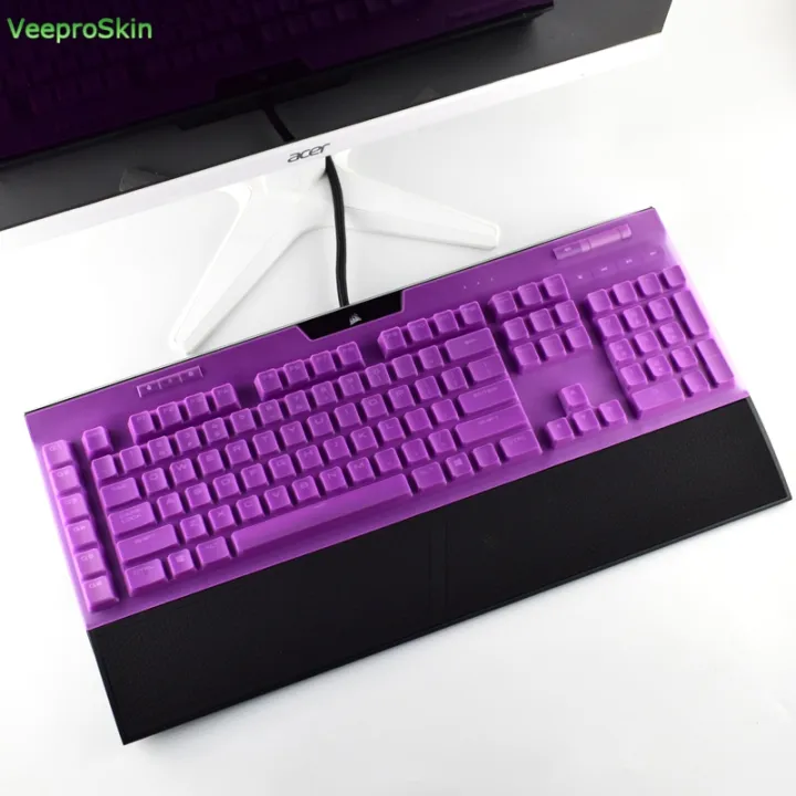 %E3%80%90YIYANGMAOYI111%E3%80%91For%20Corsair%20K95%20Rgb%20Wired%20Gaming%20Mechanical%20Keyboard%20Cover%20Film%20Office%20Desktop%20Dust%20Cover%20Silicone%20Protector%20-%20Image%204