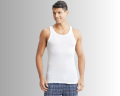 6 pcs premium cotton white sando ganji for men | sentu genji. 