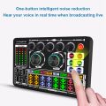 F999 Sound Card Audio Mixer Live Sound Card Voice Changer. 