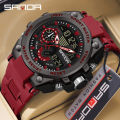 Sanda Brand G Style Men Digital Watch Shock Sports Watches Fashion Waterproof Electronic Wristwatch Mens Relogios 3302. 