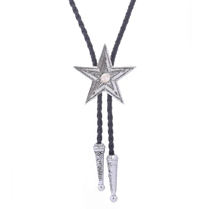 Cross%20border%20Indian%20pentagram%20Celtic%20pattern%20bolo%20tie%20leather%20tie%20United%20States%20western%20cowboy%20Poirot%20tie%20-%20Image%207