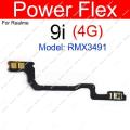 Power Volume Buttons Flex Cable For Realme 9 9 Pro Plus 9i 9 Speed 5G ON OFF Power Volume Switch Keys Flex Cable Parts.