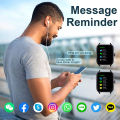 【Fast and Reliable Shipping】 2025New Sport Men 2.01-inch SmartWatch call Heart rate Blood sugar Blood IP68 Waterproof Smartwatch.
