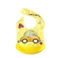 Silicone Baby Bibs With Soft Plastic Tray Detachable.