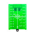 Vertical/Horizontal Laser Level Target Card Red/Green Line Beam Distance Plate Measurement Tools.