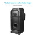 Speaker Dust Cover for PartyBox Ultimate Speaker Storage Bag Sleeve Ith Accessory Pocket. 