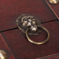 Storage box with password lock handmade exquisite wooden box.