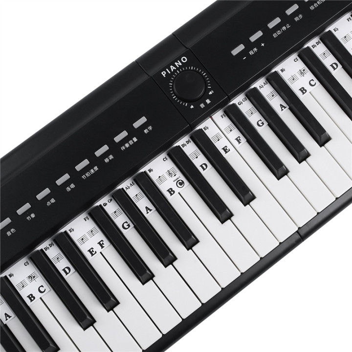 1%20Piece%20Removable%20Piano%20Keyboard%20Stickers%20Stave%20Notation%20Note%20Strip%20Stickers%20for%20Beginners%20Students%2061%20Key%20-%20Image%202