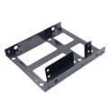 2.5 To 3.5 Hard Disk Bracket Hard Drive Dual Desktop SSD Mounting Bracket Internal Adapter Demoo. 