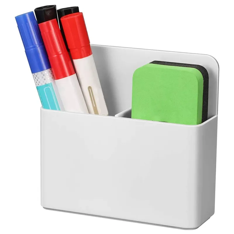 Magnetische Dry Erase Marker Houder, Whiteboard Marker Houder, Magnetische Penhouder, Magnetische Marker Houder voor Koelkast, Whiteboard, Locker, Magnetische Cup voor Dry Erase Board, 1 Pack, Wit Magnetische Dry Erase Marker Houder, Whiteboard Marker Houder, Magnetische Penhouder, Magnetische Marker Houder voor Koelkast, Whiteboard, Locker, Magnetische Cup voor Dry Erase Board, 1 Pack, Wit