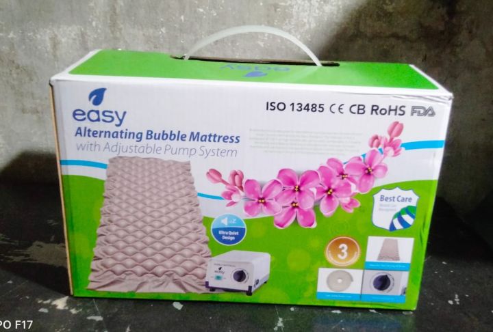 Easy Air Mattress Pressure Guard – With Lateral Pump for Bedsore Free Bed Rest