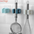 Folding Rack Hanger On Walls Kitchen Tool Storage Rack Mop Organizer for organizing kitchen items and washroom - Space Savers -  Urmi Collection. 