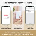 NIIMBOT D110 Thermal Label Maker Smart Label Printer Inkless Portable And Rechargeable for Household/Kitchen/Stationery Life Printers.