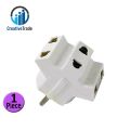 3 Way 2 Pin Socket Adapter For Travel. 