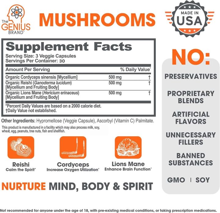 The%20Genius%20Mushroom%20Supplement%20-%20Lions%20Mane,%20Cordyceps,%20Reishi%20-%20Brain%20Nootropic%20for%20Energy,%20Focus,%20Overall%20Wellness,%20&%20Immune%20Support%20-%2090%20Capsules%20-%20Image%203
