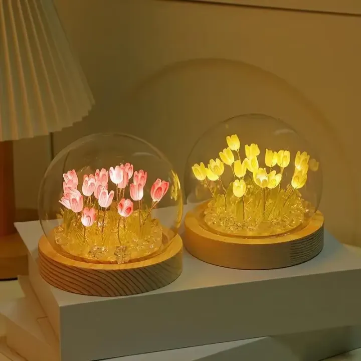 Complete%20set-up/DIY%20Artificial%20Tulip%20Flowers%20(09%20Pcs)%20Night%20Light%20USB/Battery%20Operated%20Table%20Lamp%20LED%20Nightlight%20Handmade%20Bedside%20Light%20Gift%20Valentine's%20Day%20-%20Image%207