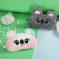 Cute Cartoon Plush Animal Koala Sleeping Eye Mask for Students Boys Girls Lightproof Blindfold Night Dream Healthy Eye Covers. 