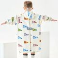 New Children's Raincoat Boys Light Rain Poncho Kindergarten Middle and Large Children Waterproof Clothing with Schoolbag Place. 