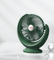 Mini Fan INDIANA brand Portable Mini Desk Fan Rechargeable Table Fans with Battery USB Cable Wire Three-Speed Wind for Car Outdoor Household Use. 
