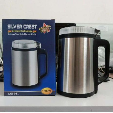 Bajaj Silver Crest Stainless Steel Body ( 1500W) Mini Electric Grinder Germany Technology