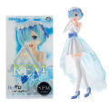 Anime Rem Figure Wedding Dress Crystal Dress Dress Up Figure RE: Zero-Starting Life in Another World Model Toy Action Figure. 