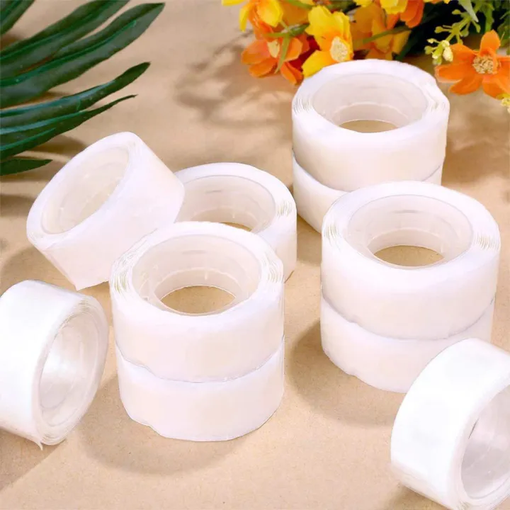 1/10%20Roll%20Double-sided%20Adhesive%20Dots%20Transparent%20Removable%20Balloon%20Adhesive%20Tape%20Glue%20For%20Diy%20Craft%20Wedding%20Birthday%20Party%20Decor%20-%20Image%206