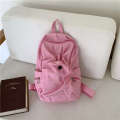 2024 New College Student Girls High Capacity Drawstring Folded Nylon Backpack for Women.