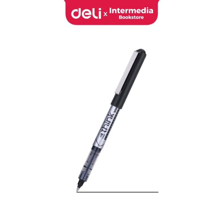 Deli%20EQ20520%20Roller%20Pen%20Black%20Ink%20%E2%80%93%2012%20Pcs%20Smooth%20Writing%20Pens%20for%20School%20&%20Office%20Use%20-%20Image%203
