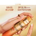 Lakmē Sun Expert 1% Nia-VIT C Sunscreen, SPF 50 PA+++ for UVA/B, No white cast, for radiant skin.