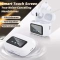 ANC Wireless Earphones Color LED Screen TWS Earbuds Touch Active Noise Cancelling Bluetooth Headphones Sports Headset. 