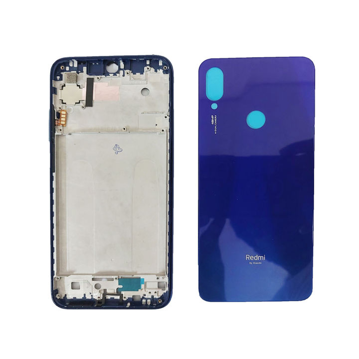 Full Body Housing for Xiaomi Redmi Note 7 7s 7 Pro-(LCD Frame Panel and Back Panel) -Without Camera Glass
