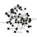5Pcs- 7000 Transistor 2N7000 Transistor 2N7000 MOSFET 60V 200mA N-Channel Transistor MOSFET TO-92 Package 3 Pin Leads.