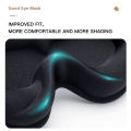 3D Sleep Mask Blindfold Sleeping Aid Eye Mask Soft Memory Foam Face Mask Eyeshade 99% Blockout Light Slaapmasker Eye Cover Patch. 
