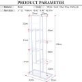 Migeet 6-Tier Display Shelf Flower Pots Rack pl-ant Stand Potting Ladder pl-anter Stand Heavy Duty Storage Shelving Rack for Potted pl-ants. 