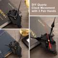 JAEEE Quartz Pendulum Trigger Clock Movement Chime Westminster Melody Mechanism Clock Kit with 3 Pairs of Hands. 