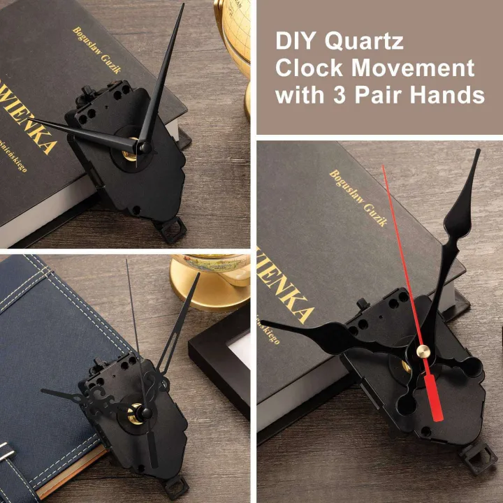 JAEEE%20Quartz%20Pendulum%20Trigger%20Clock%20Movement%20Chime%20Westminster%20Melody%20Mechanism%20Clock%20Kit%20with%203%20Pairs%20of%20Hands%20-%20Image%209