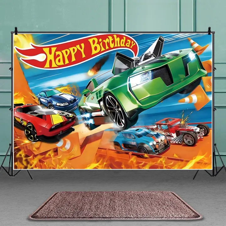 Hot%20Wheels%20Birthday%20Decoration%20Racing%20Car%20Disposable%20Tableware%20Tablecloth%20Plate%20Cup%20Balloon%20Baby%20Shower%20Kids%20Boys%20Party%20Supplies%20MuXiaRe%20-%20Image%203